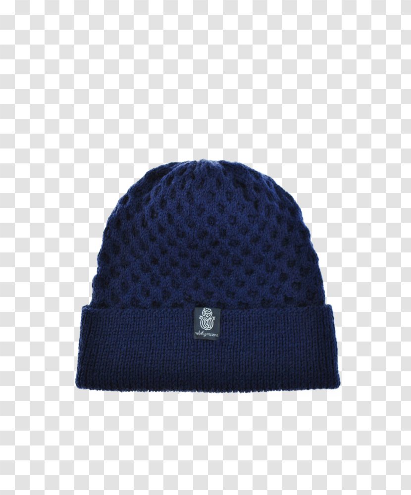 Beanie Knit Cap Cobalt Blue Wool Transparent PNG