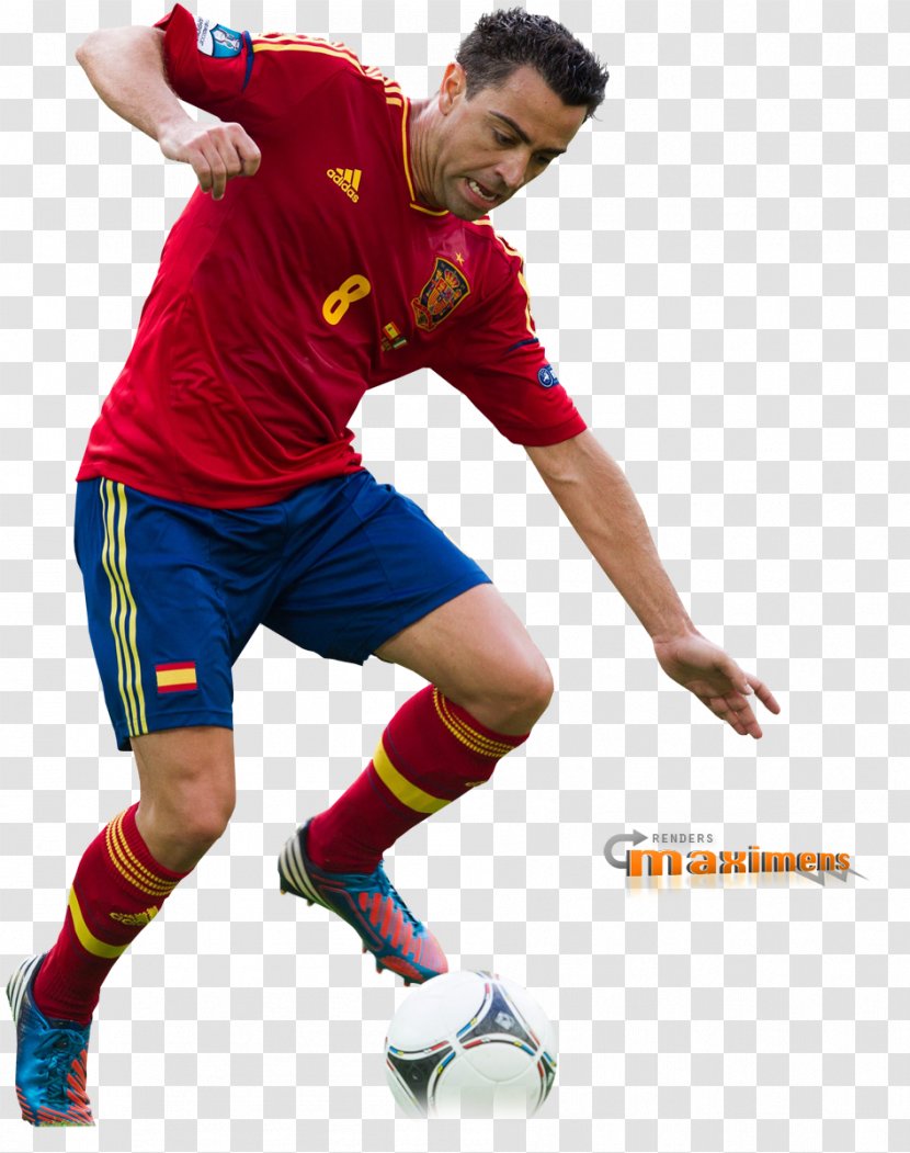 Xavi 2009 UEFA Champions League Final Rendering Football Player - Uefa - Spain Soccer Transparent PNG