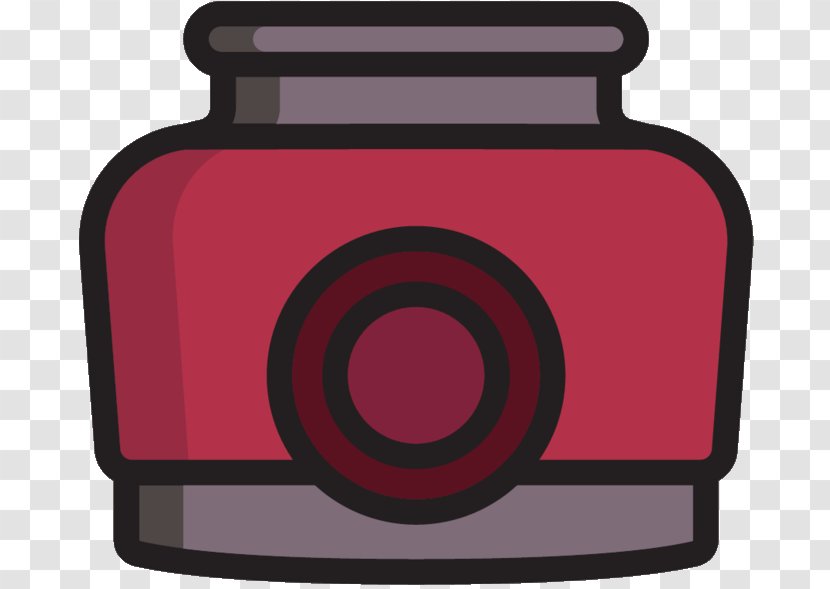 Ink Image Vector Graphics Bottle - Number - Red Transparent PNG