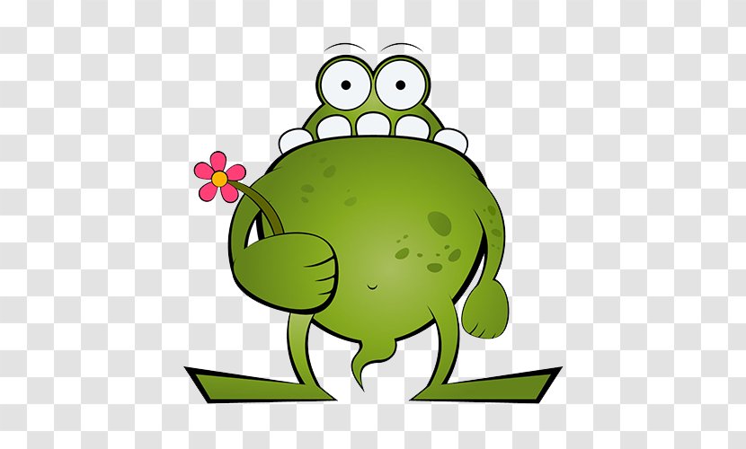 Cartoon Monster Royalty-free Illustration - Green - Frog Transparent PNG