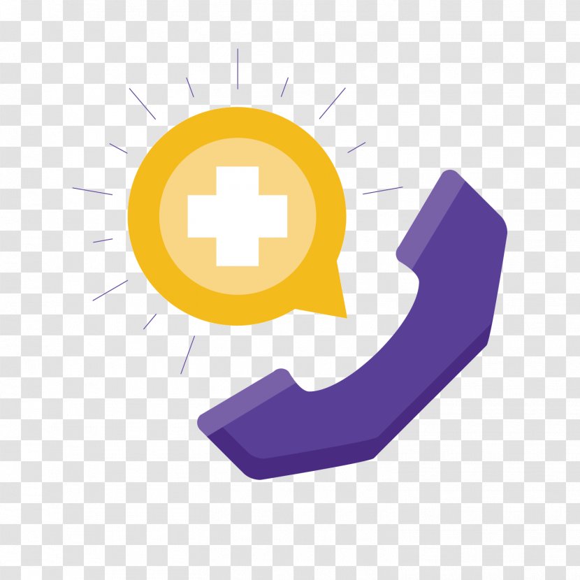 Telephone Icon - Violet - Purple Phone Transparent PNG