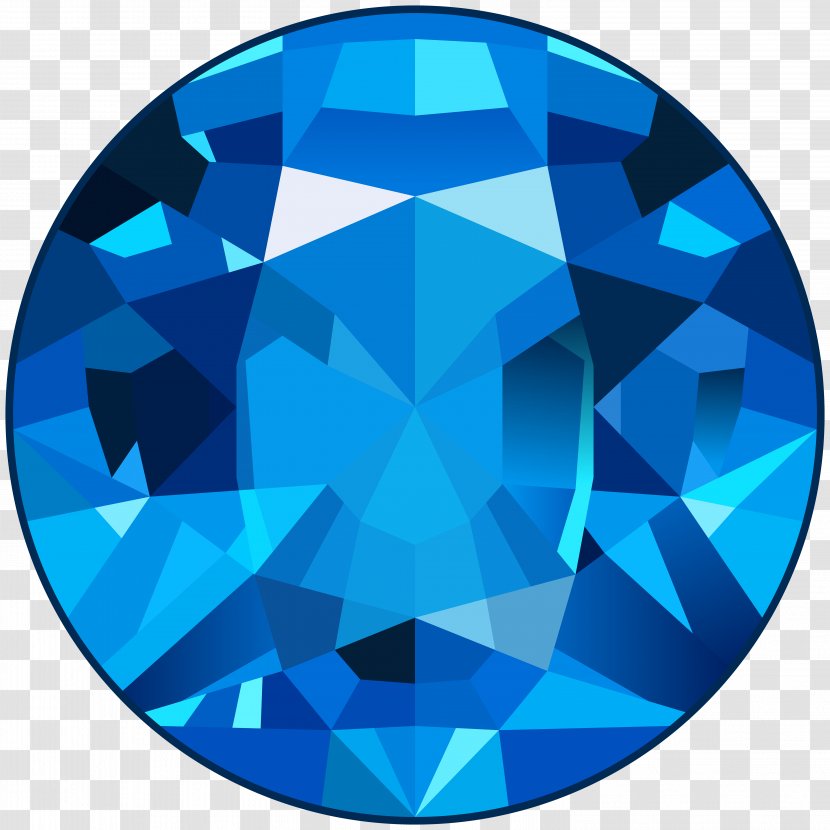 Gemstone Diamond Emerald Clip Art - Blue - Gem Image Transparent PNG