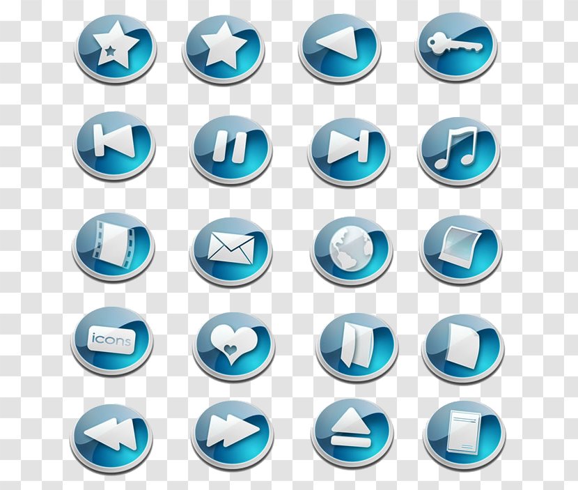 Button Download Transparency And Translucency Icon - Stereo Crystal Buttons Transparent PNG