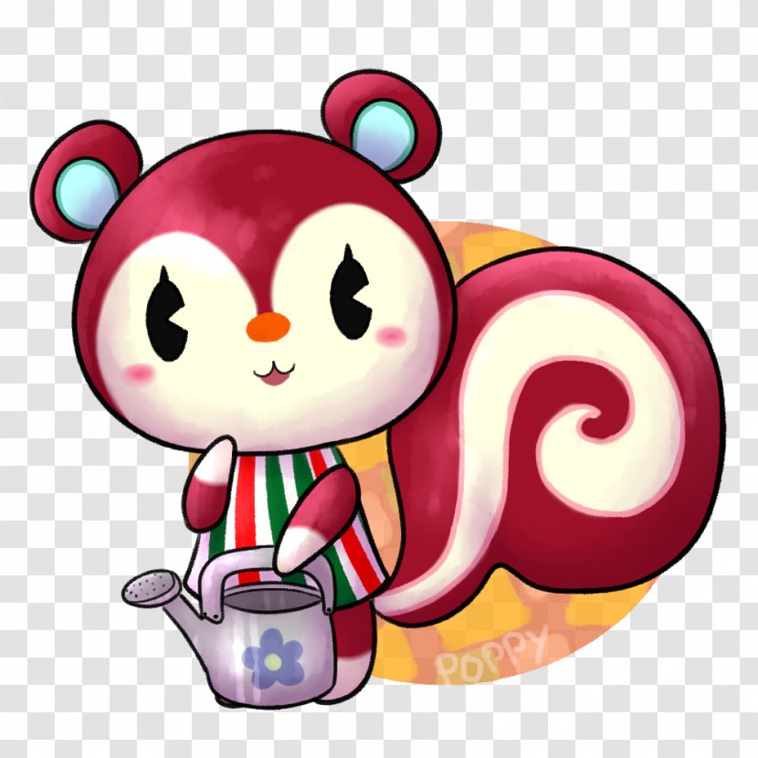 Animal Crossing: New Leaf Amiibo Festival Video Game Doodle - Poppy Transparent PNG