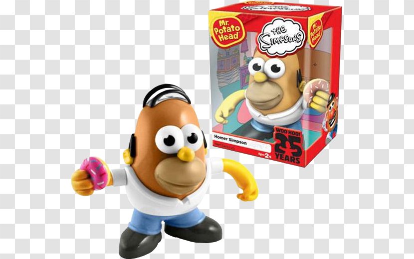Homer Simpson Mr. Potato Head Donuts Bobblehead D'oh-in' In The Wind - Doll - Mrs Transparent PNG