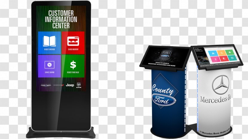 Feature Phone Digital Signs Signage Interactive Kiosks - Display Advertising - Kiosk Transparent PNG