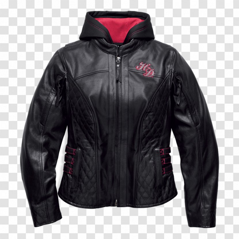 Leather Jacket Harley-Davidson Flight Transparent PNG