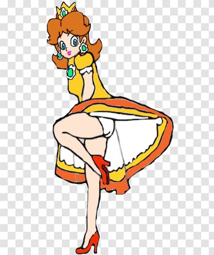 Princess Peach Daisy Mario Can-can - Dance Transparent PNG