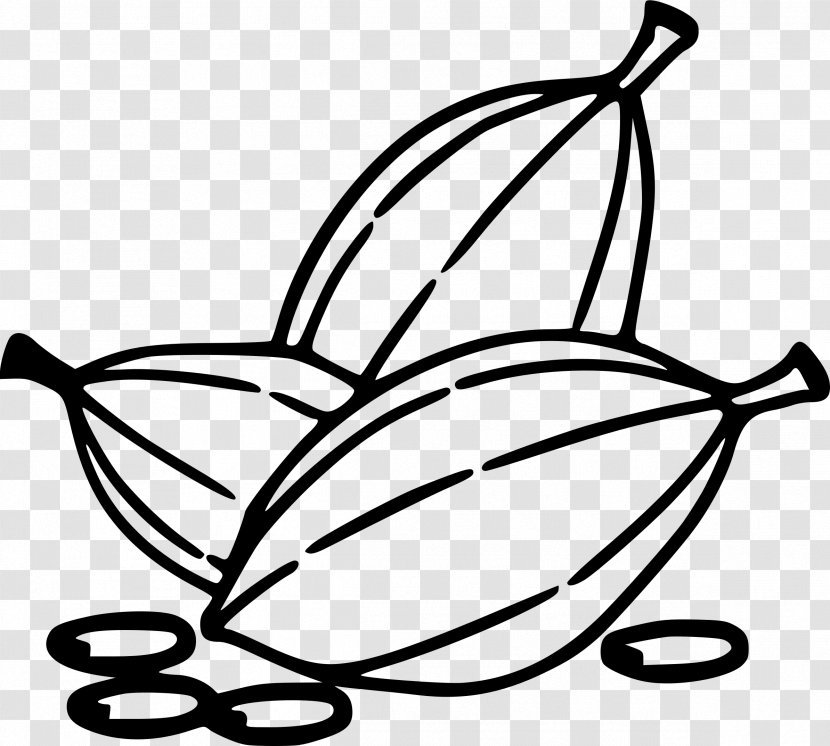 Leaf Coloring Book Line Black-and-white Plant - Art Transparent PNG