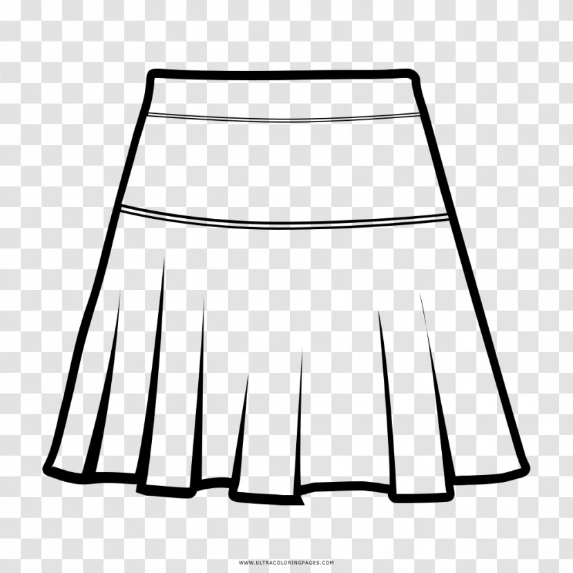 Skirt Coloring Book Drawing Line Art Dress - Rock Music Transparent PNG