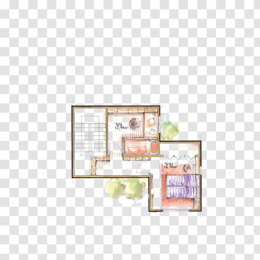 Floor Plan Rectangle - Area Transparent PNG