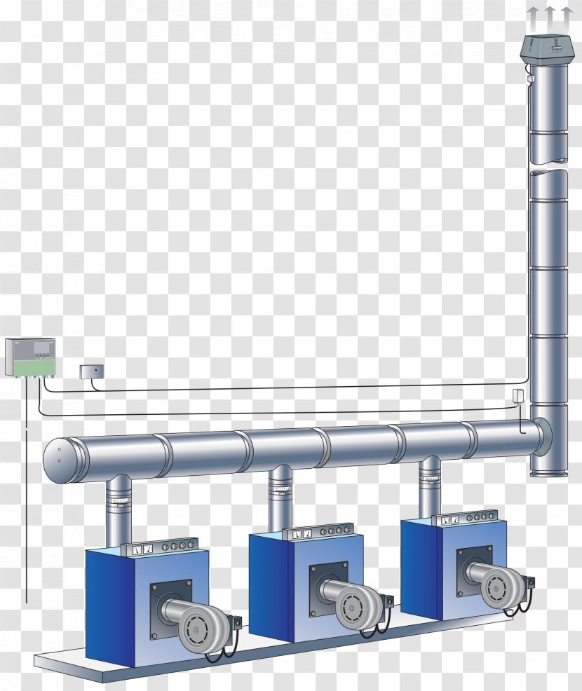 Boiler Chimney Oil Burner Fan Flue - Gas Transparent PNG