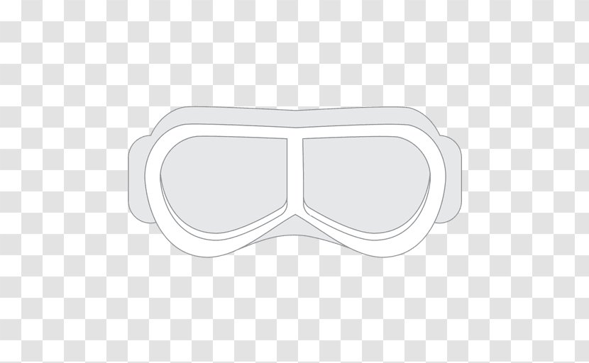 Goggles Sunglasses - White - Glasses Transparent PNG