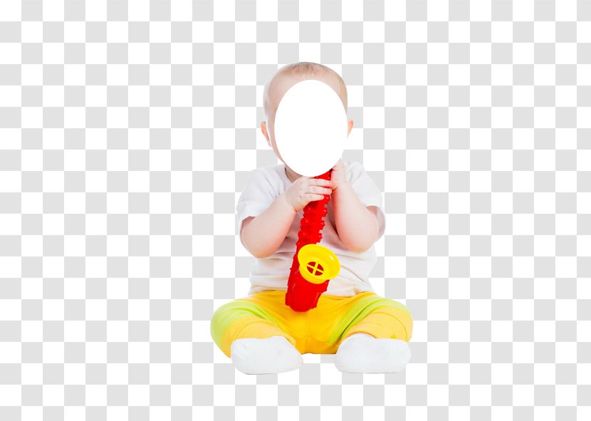 Child Development Infant Cuteness - Cartoon - Baby Playing Saxophone Transparent PNG