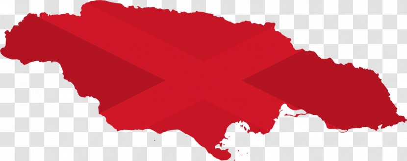 Jamaica Map Stock Photography - World - Red Stripes] Transparent PNG