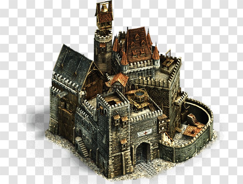 Anno 1404 Middle Ages Building Castle Isometric Graphics In Video Games And Pixel Art - Concept - Fantasy City Transparent PNG