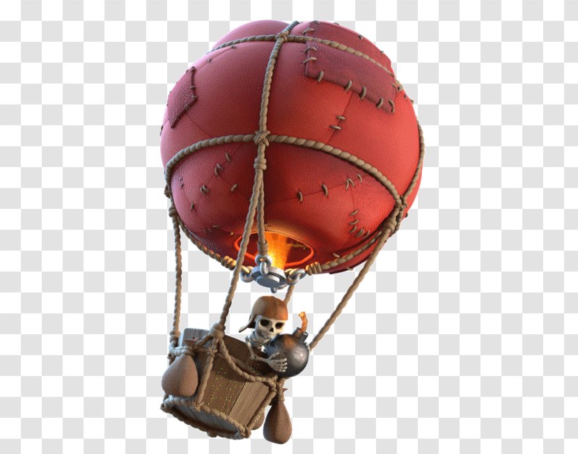 Clash Of Clans Royale Hot Air Balloon Game - Super Cell Transparent PNG