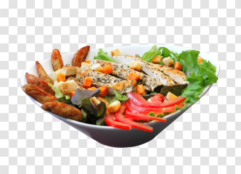 Caesar Salad Spinach Vegetarian Cuisine Mediterranean Plate - Food - Dining Single Page Transparent PNG