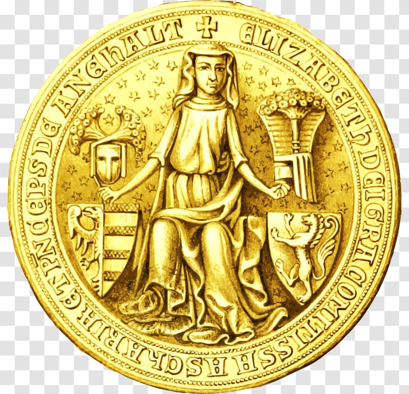 The Queen's Beasts Royal Mint Gold Coin Bullion - Metal - Lakshmi Transparent PNG