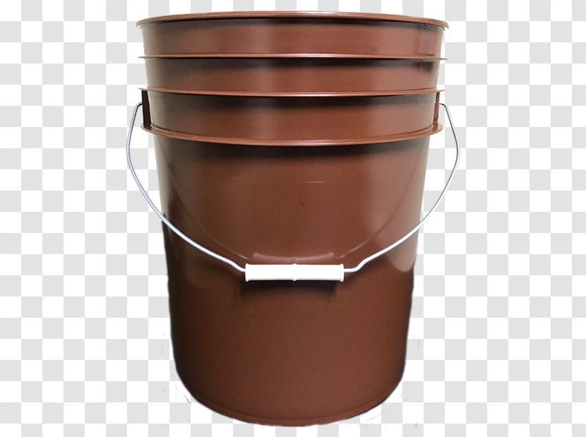 Bucket Plastic Lid Pail Imperial Gallon - Container - Containers Transparent PNG