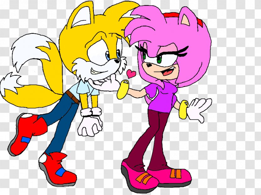 Amy Rose Tails Sonic The Hedgehog Love Shadow - Frame - Boom Transparent PNG
