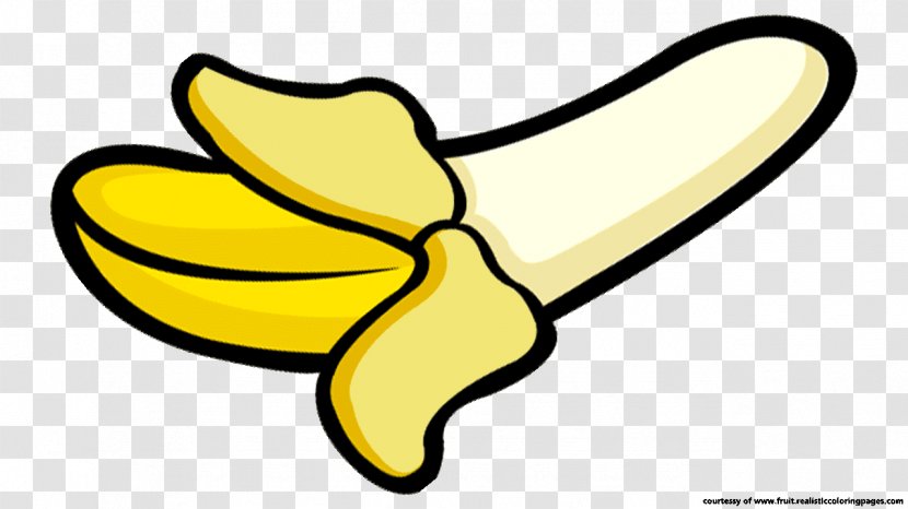 Banana Split Peel Fruit Lady Finger - Black And White Transparent PNG