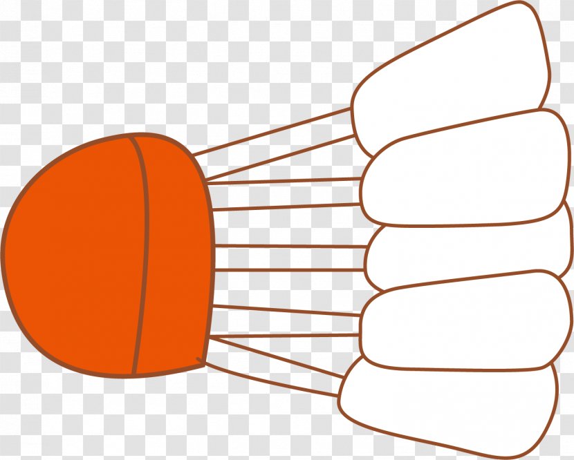 Badminton Net Designer - Material - Hand Painted Orange Transparent PNG