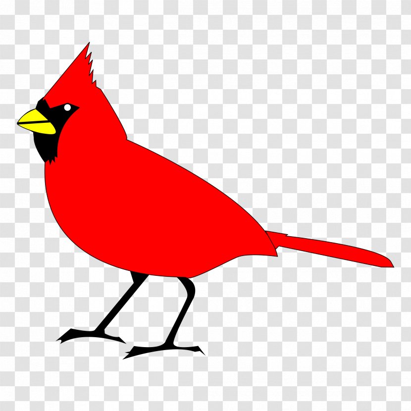 Northern Cardinal St. Louis Cardinals Clip Art - Fauna - Simple Bird Transparent PNG