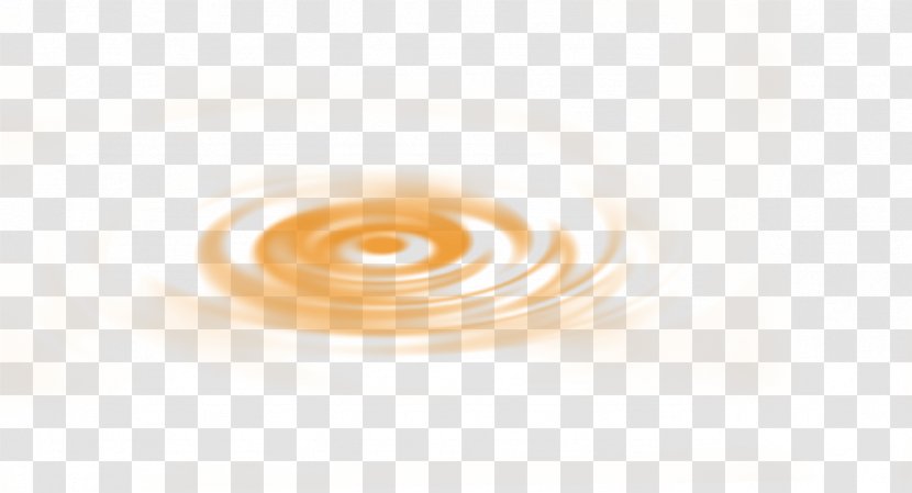 Yellow Circle Pattern - Orange - Water Ring,Water Ripples Transparent PNG