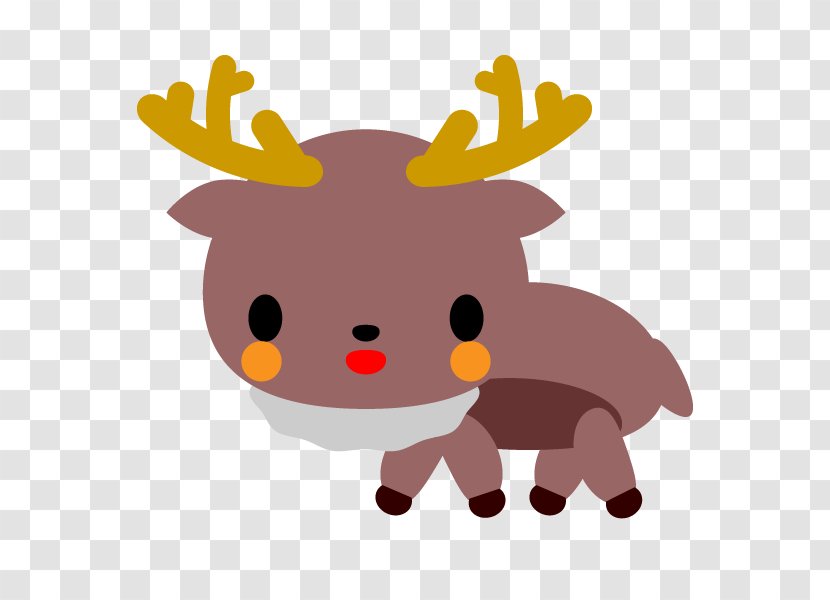 Reindeer Santa Claus Elk - Mammal Transparent PNG