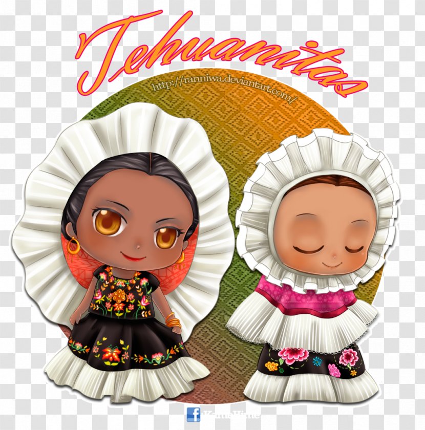 Isthmus Of Tehuantepec Istmo De Tehuana Drawing - Material - Doll Transparent PNG