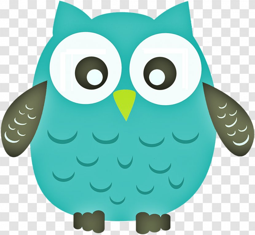 Little Owl Sky Blue Clip Art - Sticker - Owls Transparent PNG