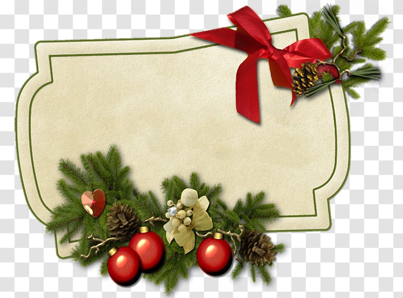 Christmas Clip Art - Wreath - Label Transparent PNG