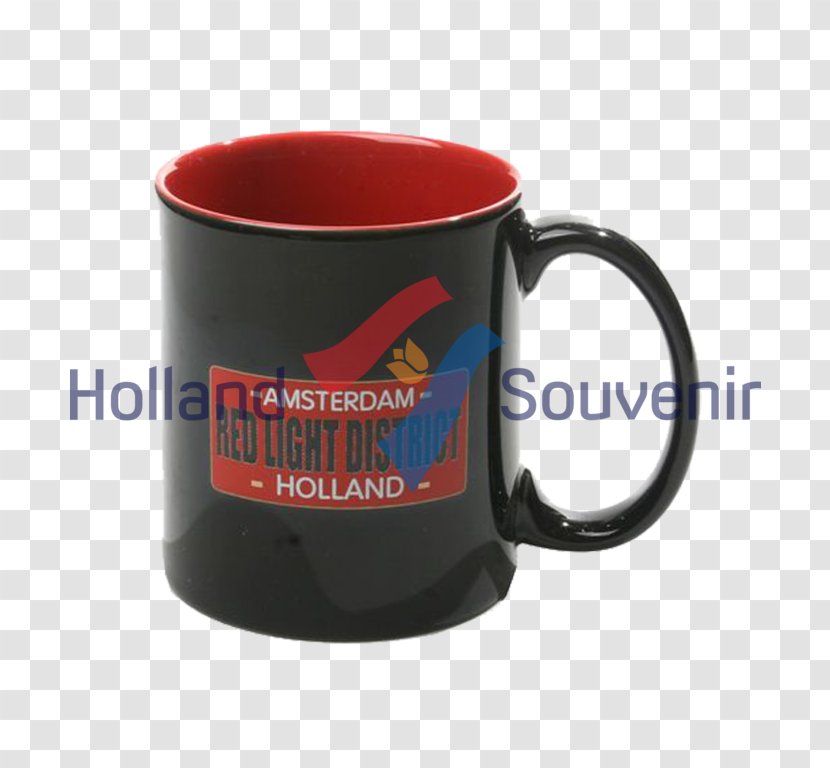 Coffee Cup Mug Souvenir Red Light District - Location Transparent PNG