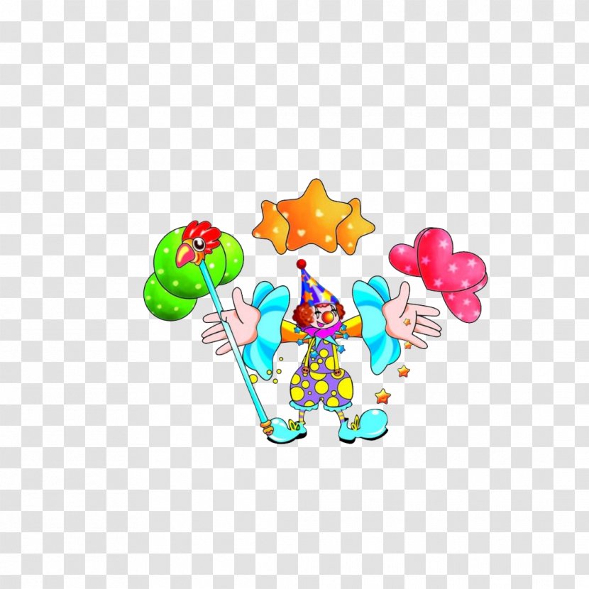 Clown Cartoon Circus Transparent PNG