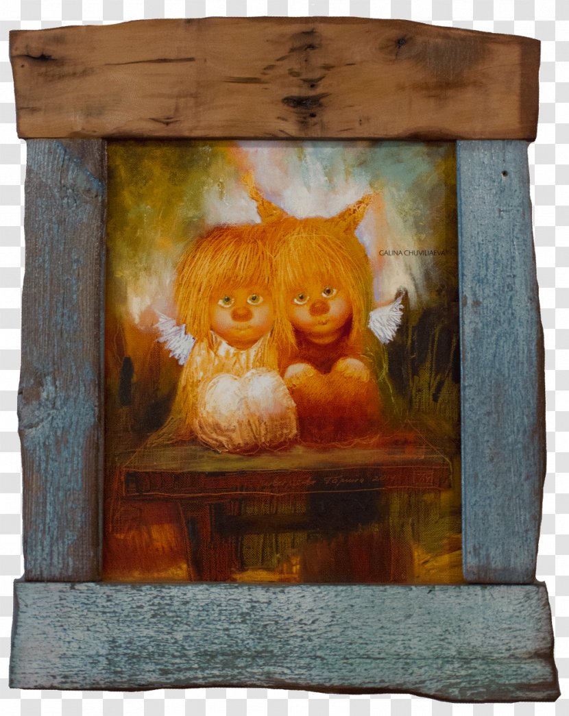 Picture Frames Wood /m/083vt - Orange Transparent PNG