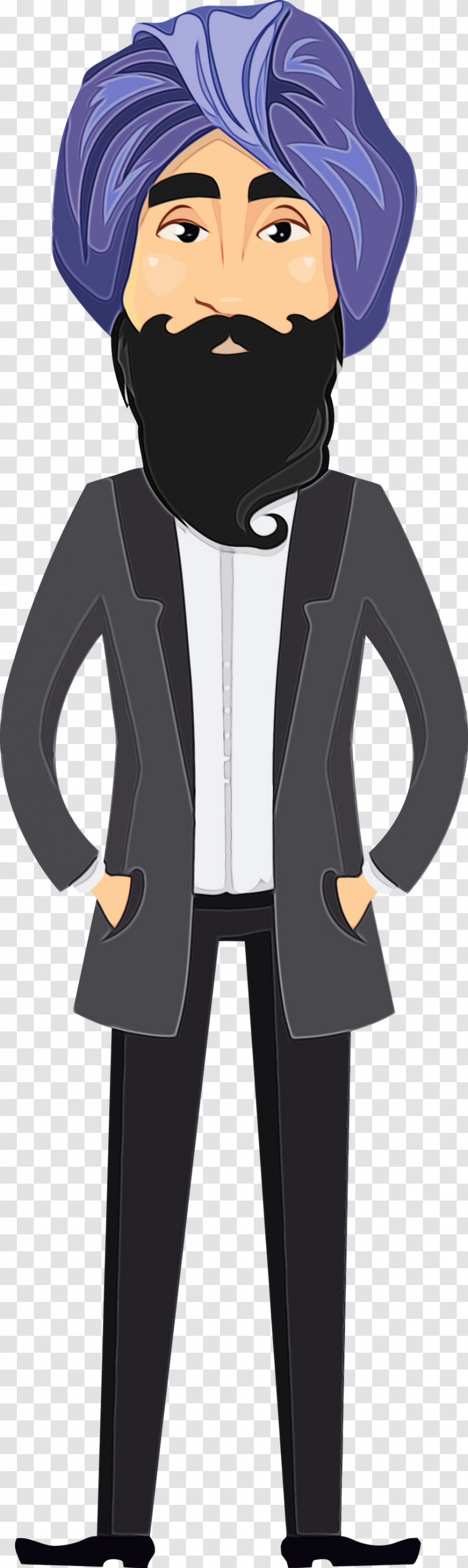 Clothing Outerwear Suit Jacket Cartoon Transparent PNG