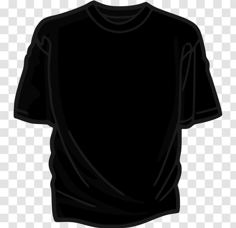 T-shirt Polo Shirt - Black - F250 Cliparts Transparent PNG