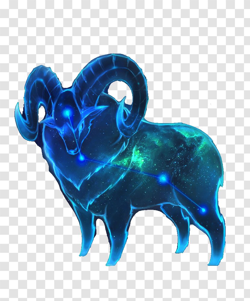 Cattle Cobalt Blue Horn Bull - Aries Transparent PNG