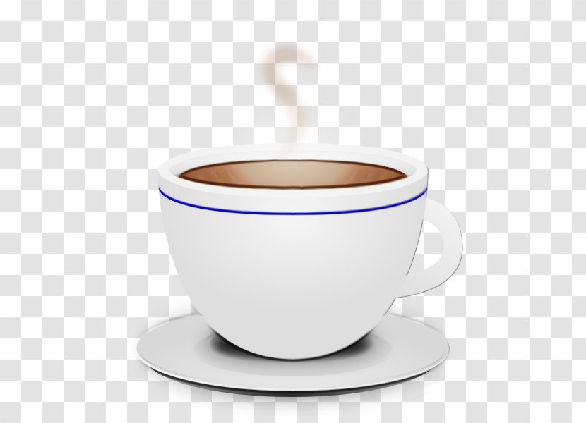 Cafe Background - Cappuccino - Earthenware Dishware Transparent PNG