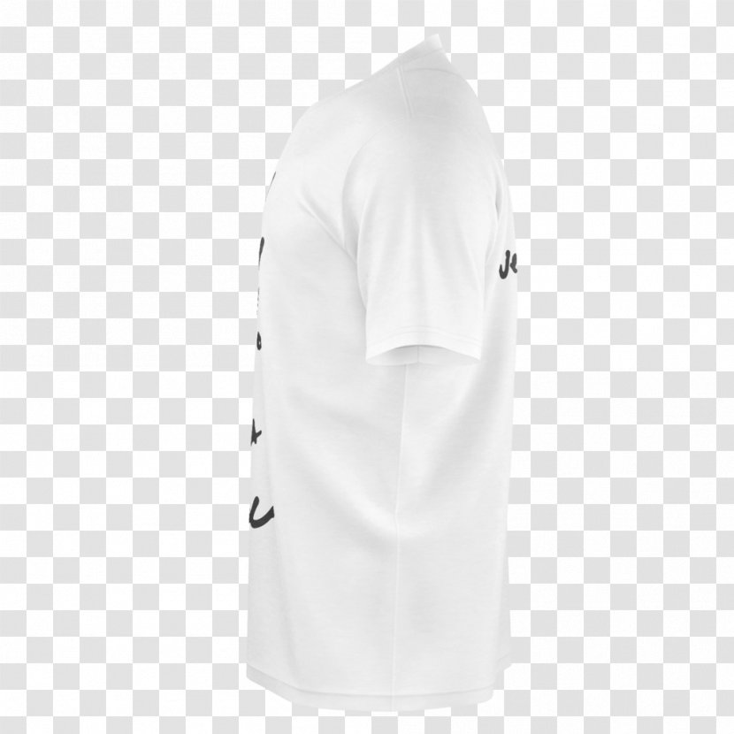 T-shirt Sleeve Neck - White Transparent PNG