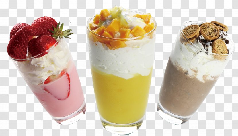 Ice Cream Smoothie Sundae Juice - Trifle - Cold Transparent PNG