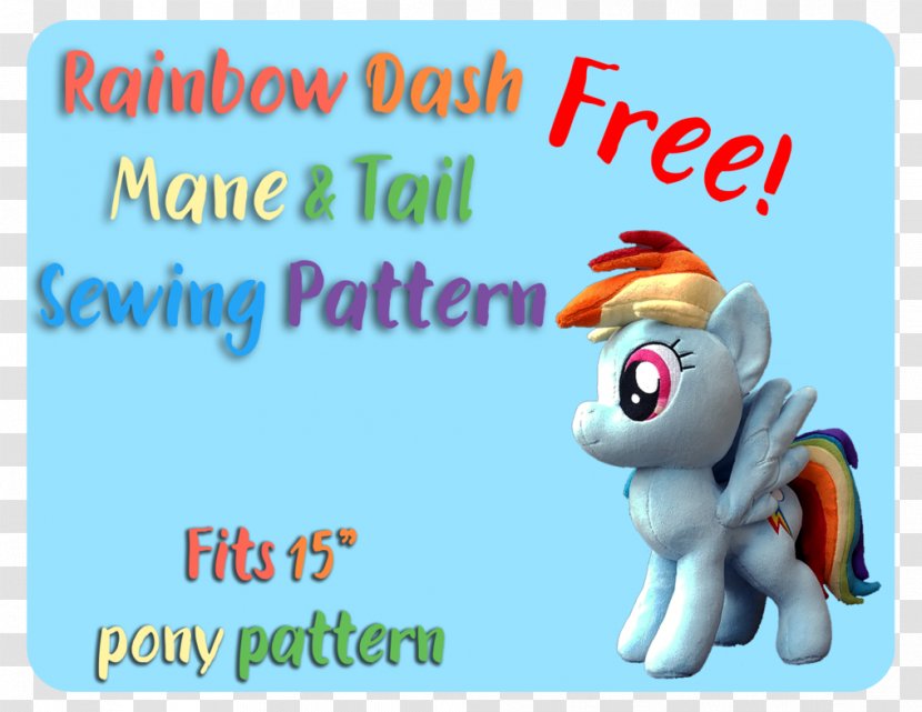 Rainbow Dash Pony Character Pattern - Heart - Sewing Transparent PNG