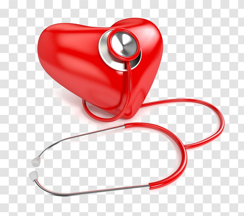 Stethoscope Medicine Heart Physician Health Care - Flower - 3d Love Red Transparent PNG