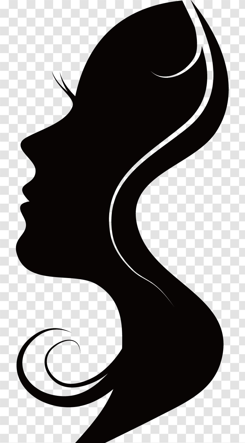 Silhouette Woman - Black - Silhouettes Transparent PNG