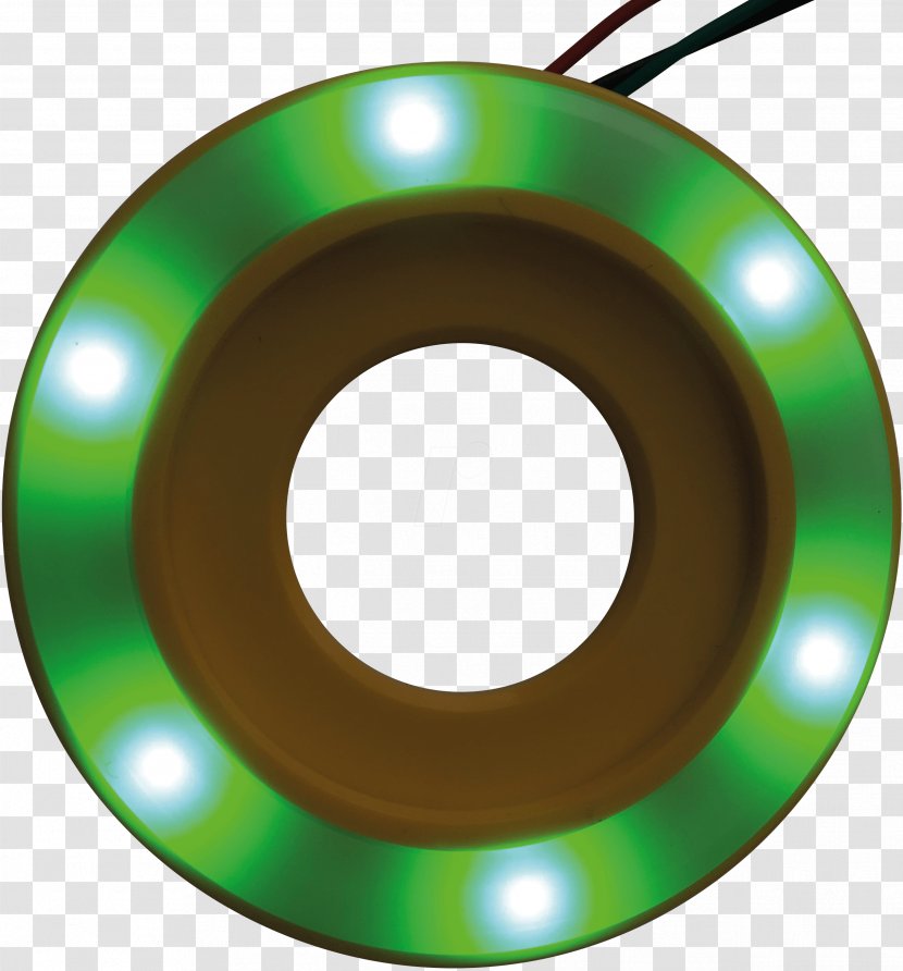 Circle Wheel Green - Yellow Halo Transparent PNG