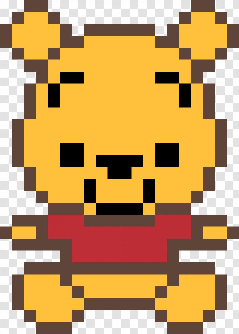 Winnie-the-Pooh Roo Tigger Stitch Pixel Art - Emoticon - Winnie The Pooh Transparent PNG