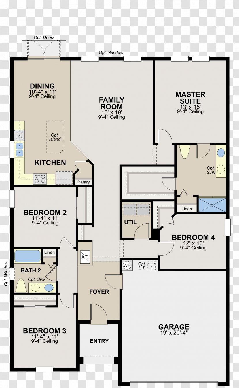 House Plan Floor Real Estate - Room Transparent PNG