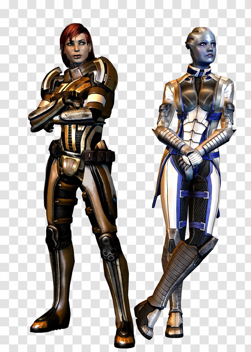 Mass Effect 3 Commander Shepard Liara T'Soni Female - Action Figure Transparent PNG