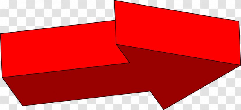 Line Angle Brand - Triangle - Red Arrow Transparent PNG